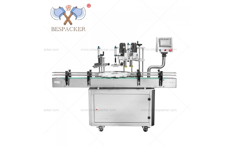 QDX-3 automatische draaitafel flacon aftopping machine