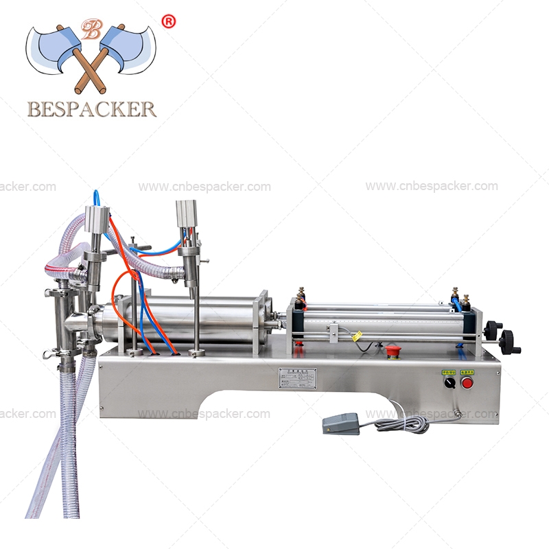 Y2WTD-100 pneumatische vloeistofvulmachine met dubbele kop